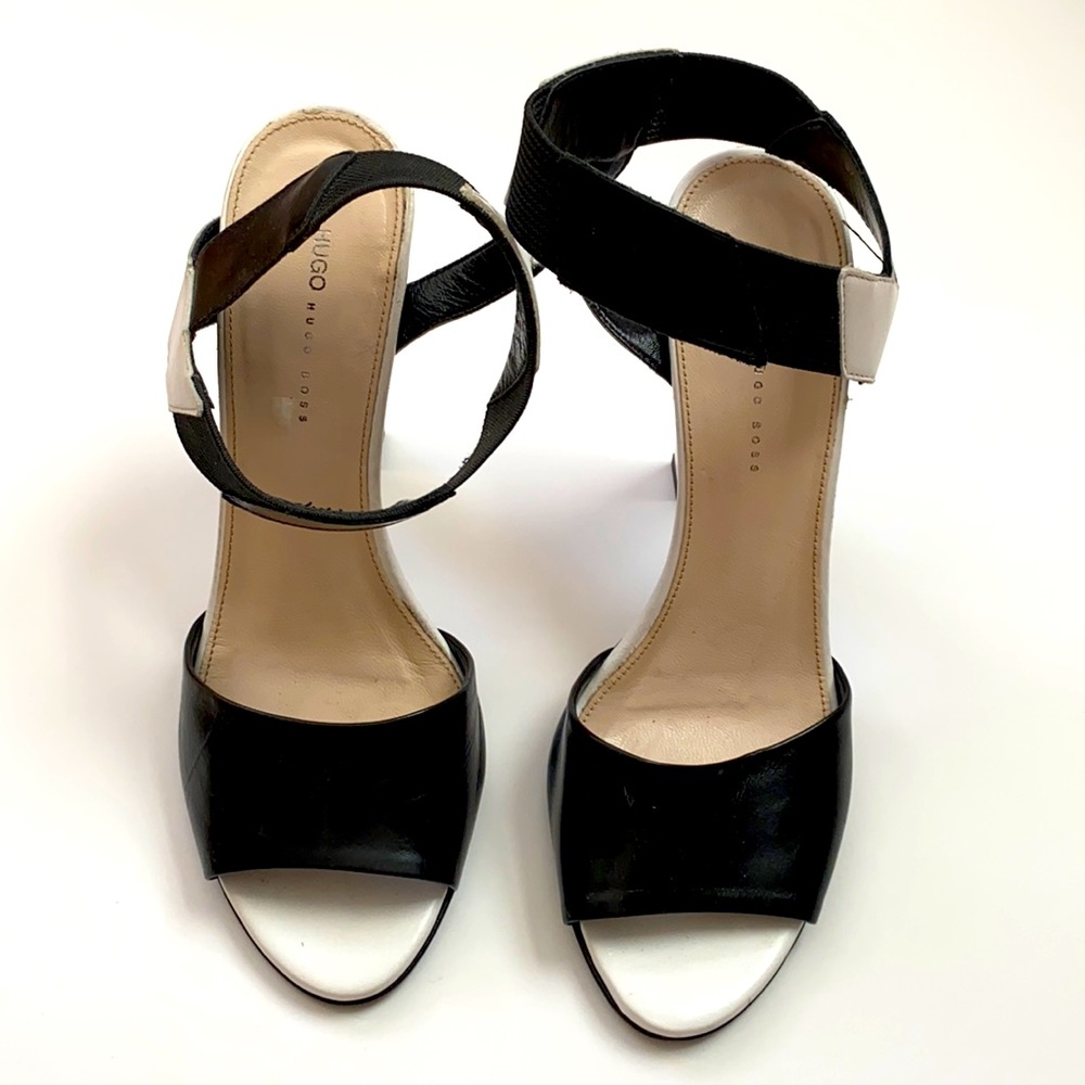 Hugo Boss Black and White Heels